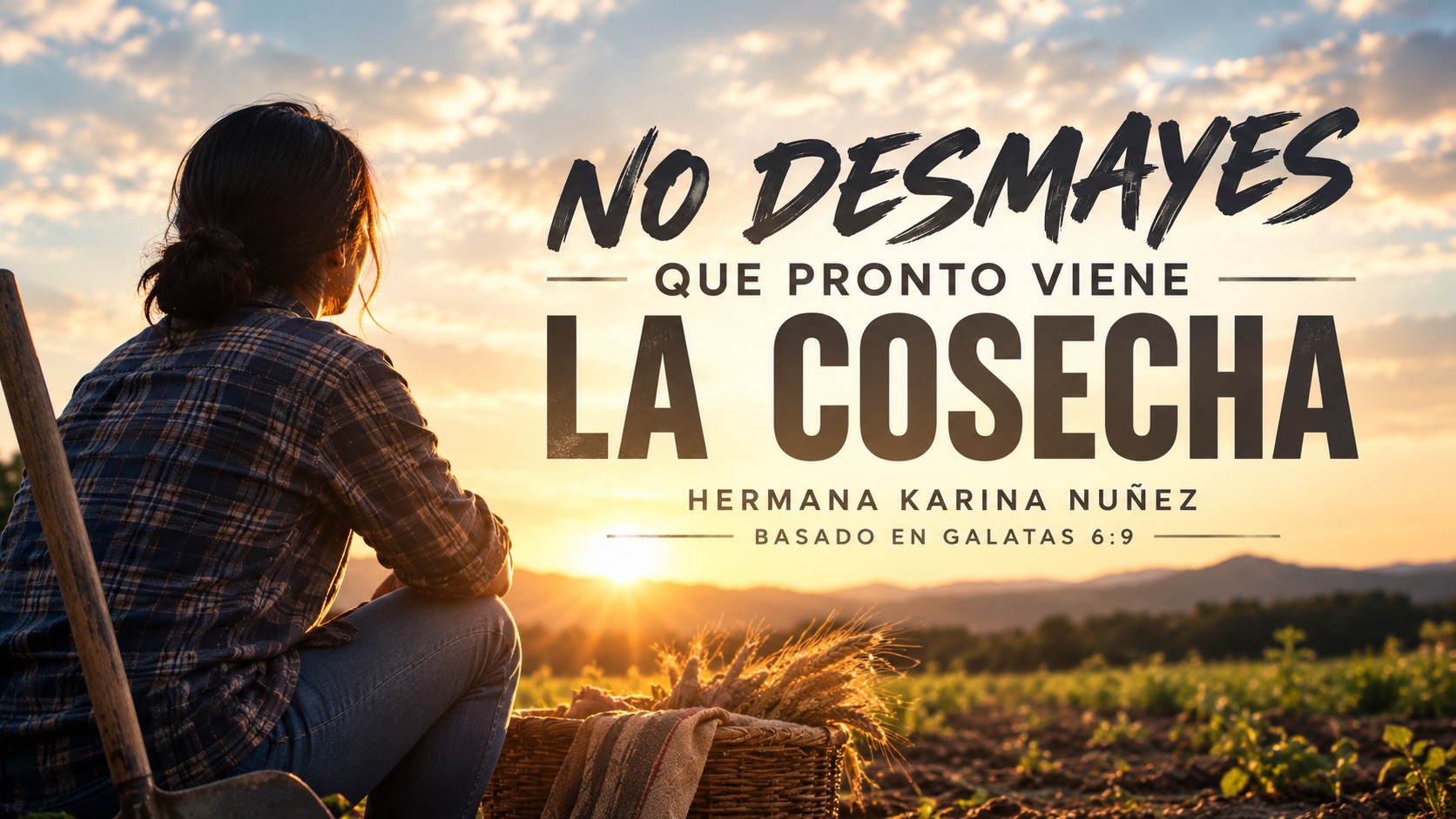 No desmayes que pronto viene la cosecha